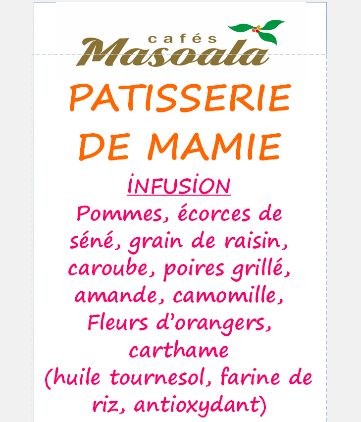 PATISSERIE DE MAMIE