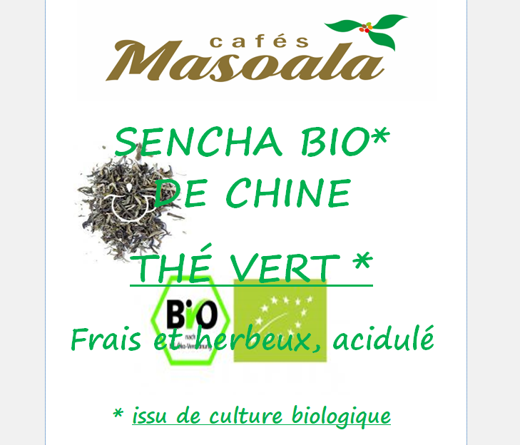 SENCHA BIO DE CHINE