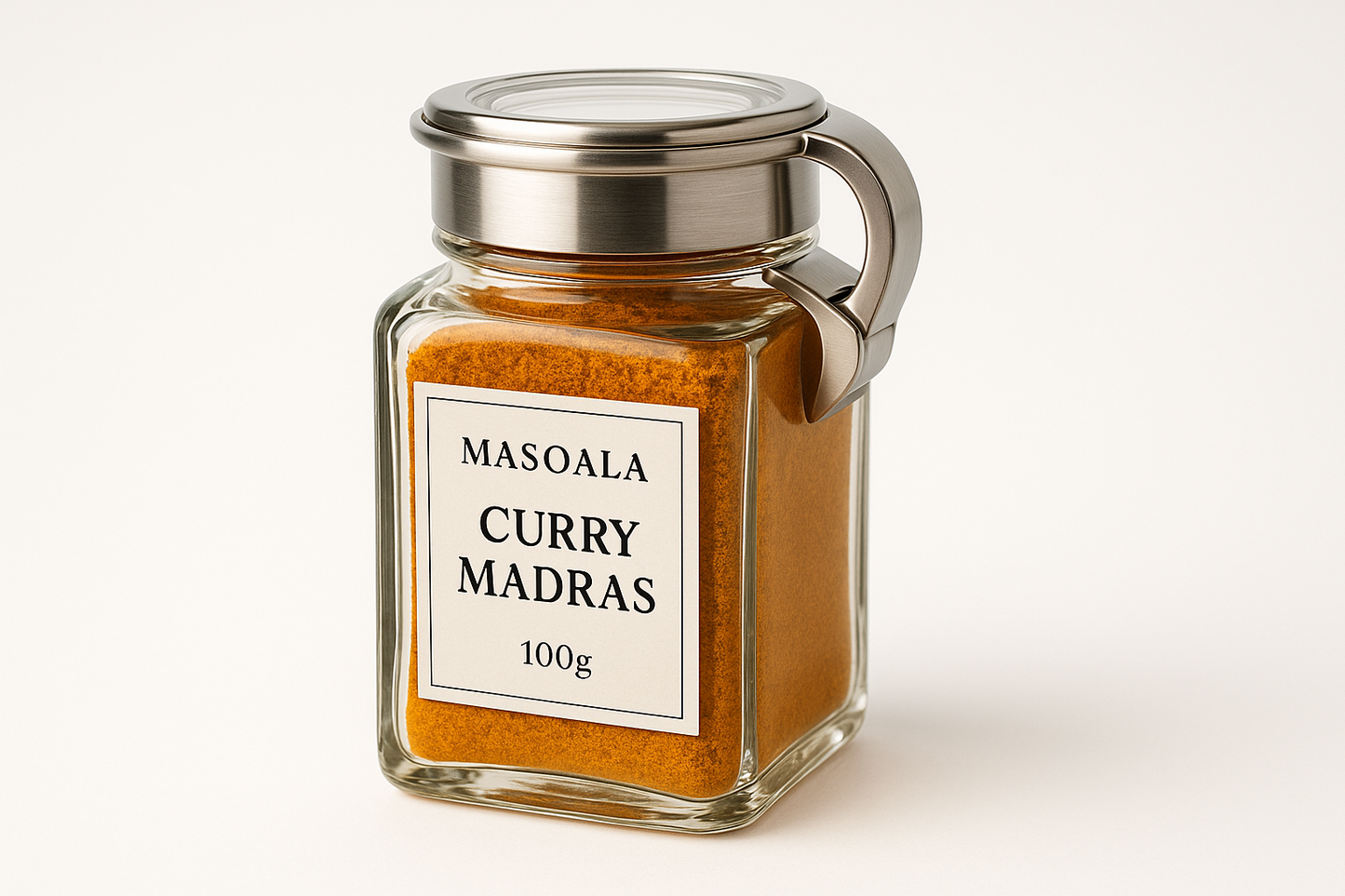 bocal qui pivote de curry madras 100g de café masoala