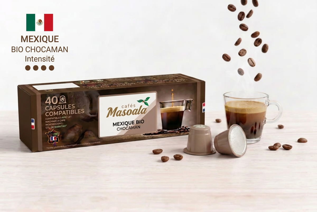 Mexique Bio Chocaman repris directement du modèle Guatemala