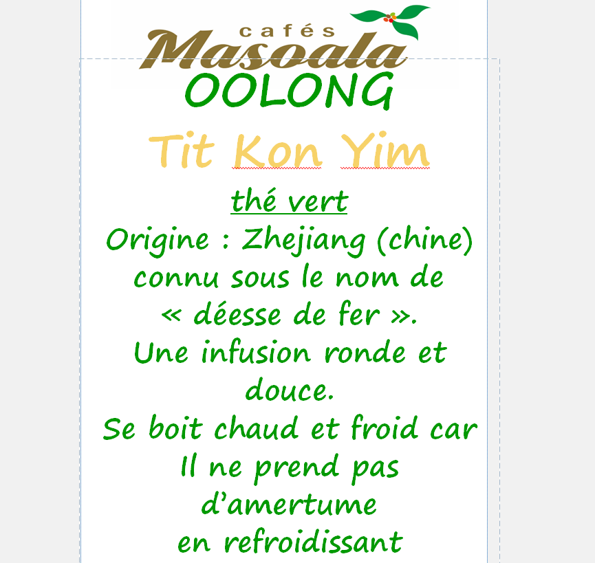 OOLONG TI KON YIM