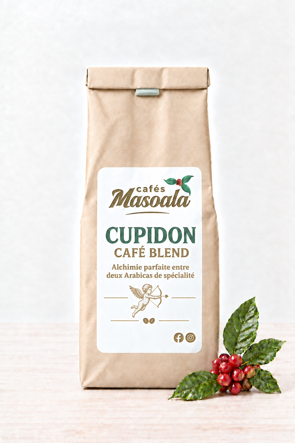 Poche Cupidon avec la formule Alchimie parfaite