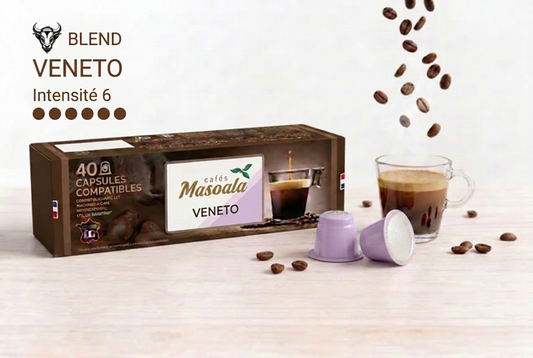 Veneto Blend avec petit taureau et intensité 6